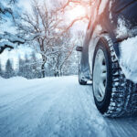 Accidente de tráfico con hielo o nieve