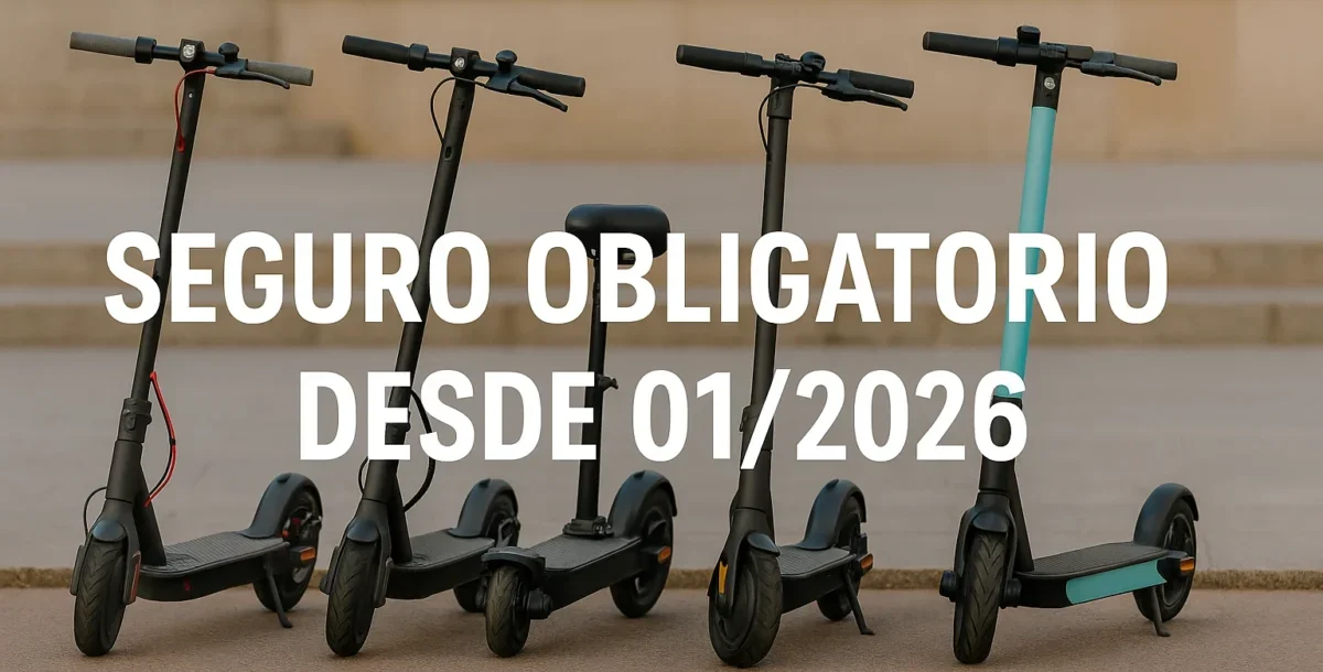 Seguro obligatorio para patinete eléctrico: cambios en la ley 2025