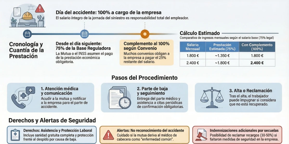baja accidente de trabajo 2026