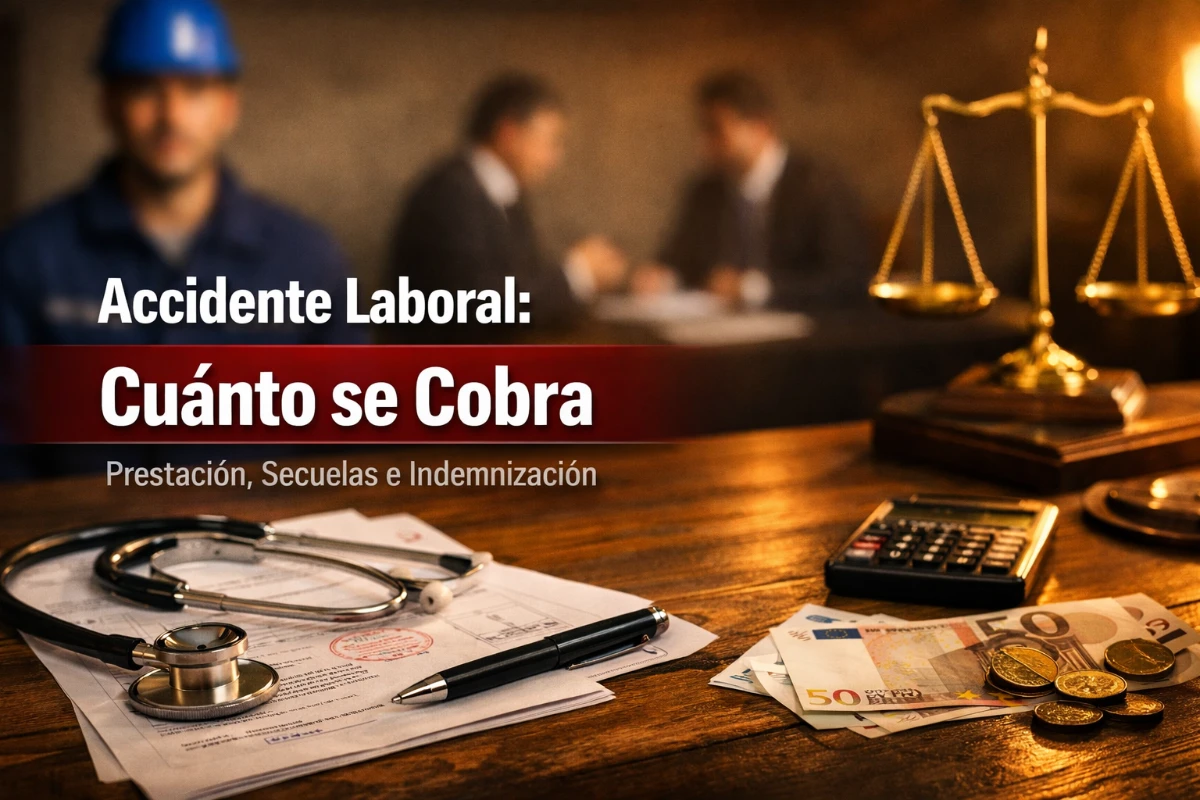 accidente laboral cuanto se cobra
